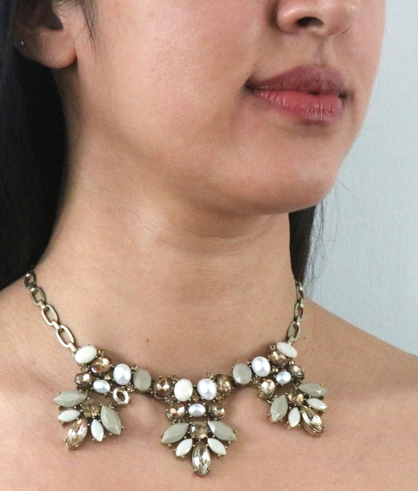 Modish Fig Statement Necklace