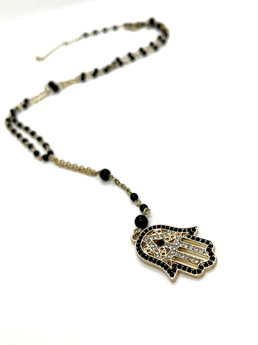 Modish Evil Eye long beaded Necklace (Unisex)