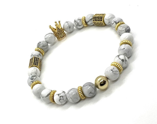 Modish Men's Crown Bracelet