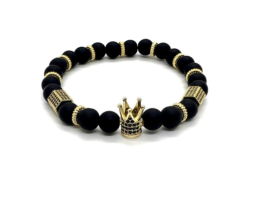 Modish Men's Crown Bracelet