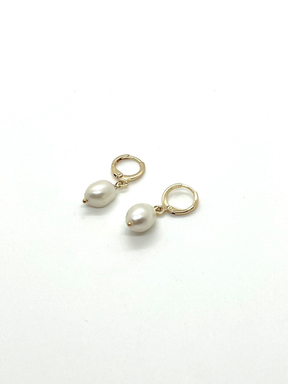 Modish Pearl drop Hoops