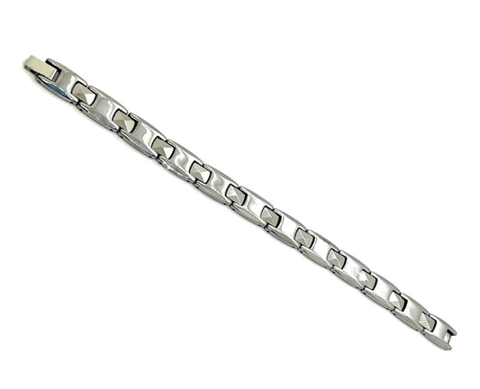 Modish Men's Silver Bracelet